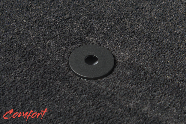 Коврики текстильные "Комфорт" для Mazda 6 (седан / GL) 2017 - Н.В., темно-серые, 5шт.