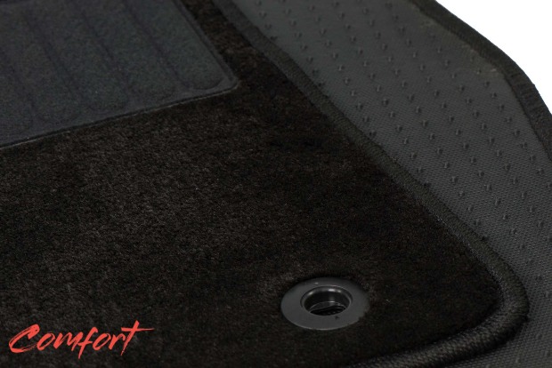 Коврики текстильные "Комфорт" для Infiniti М35 (седан / Y50) 2004 - 2008, черные, 3шт.