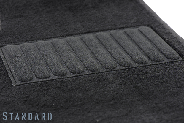 Коврики текстильные "Стандарт" для Hyundai Grand Santa Fe I (suv / DM) 2013 - 2018, черные, 6шт.