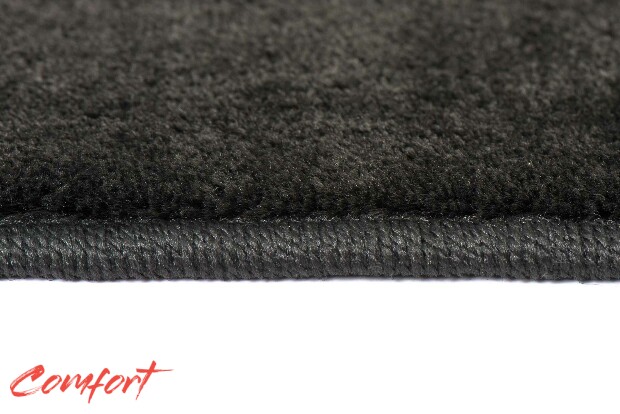 Коврики текстильные "Комфорт" для Subaru Legacy (седан / BN) 2017 - Н.В., черные, 5шт.