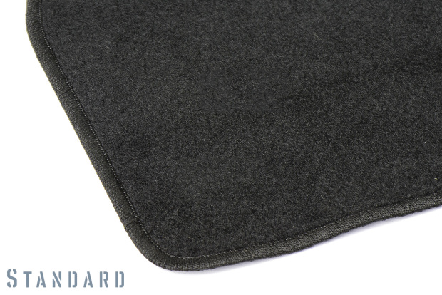 Коврики текстильные "Стандарт" для Mazda 6 (седан / GJ) 2012 - 2015, черные, 5шт.